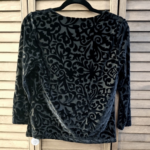 Jones New York Velvet Knit Top - Picture 2 of 8